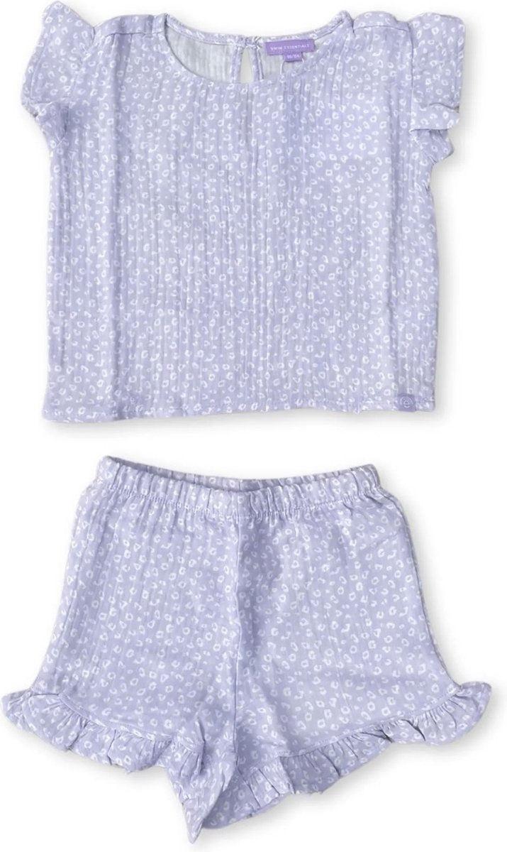 Swim Essentials Komplet za devojčice, Šorts i majica, Ljubičasti
