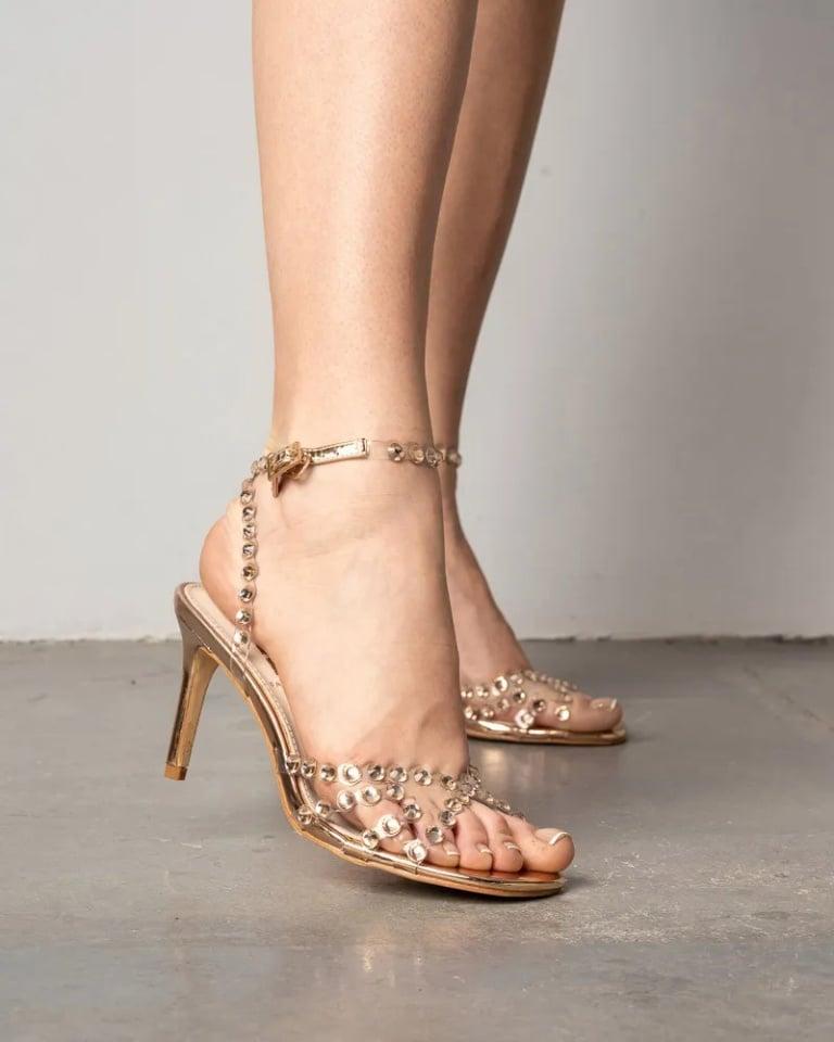 Favorito Ženske štikle LS242531, Zlatne boje