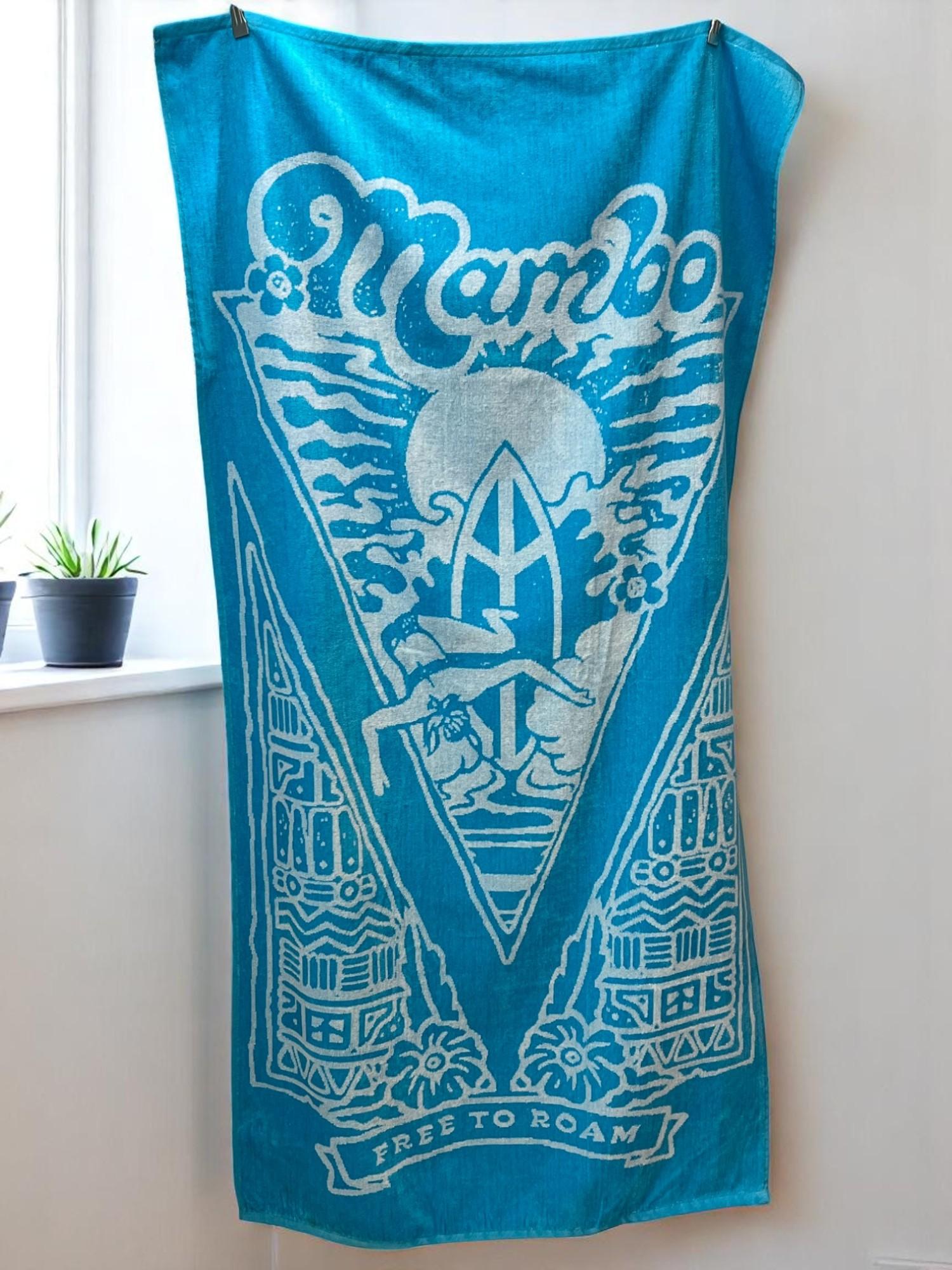 Viktorija Plažni peškir Mambo Free to Roam 160x80cm 100% pamuk A14, Plavi