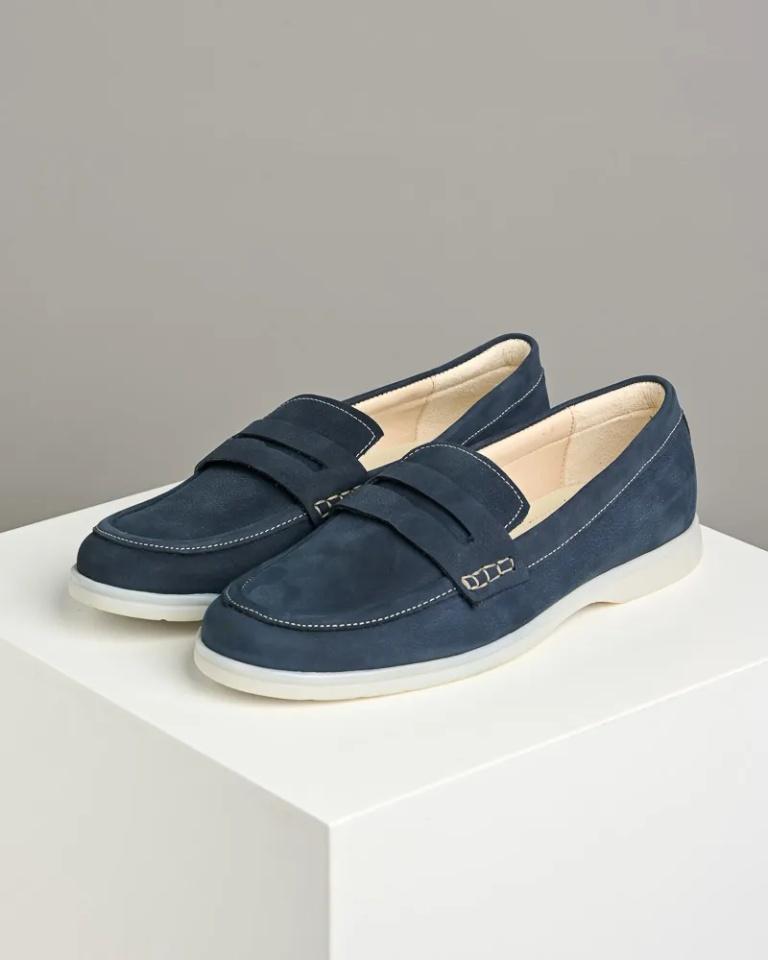 Gazela Muške mokasine 306-017, Teget