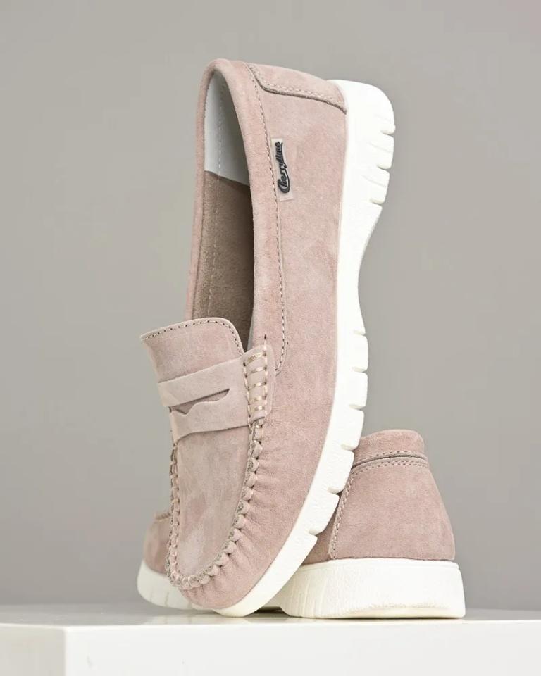 Cherry time Ženske kožne mokasine 4146, Roze