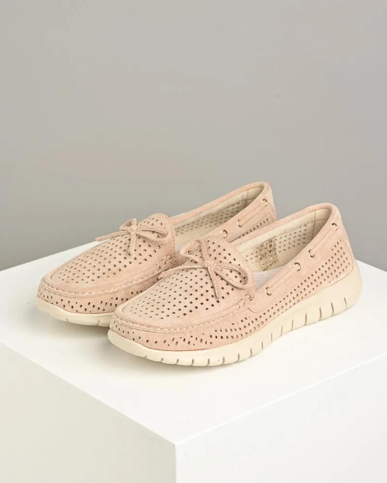 Emelie Strandber Ženske mokasine C52, Bež