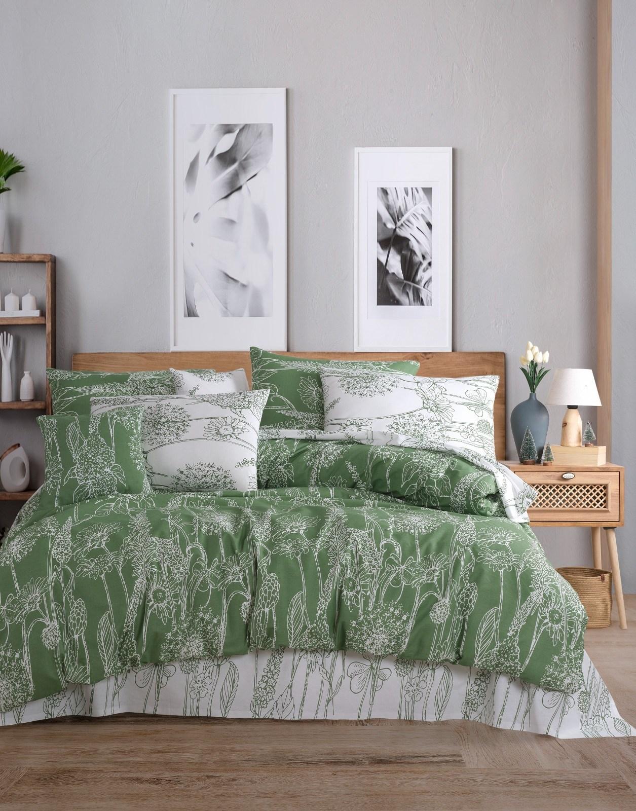 L'essentiel Maison Komplet posteljine Lara, ,160x240cm, Zelena