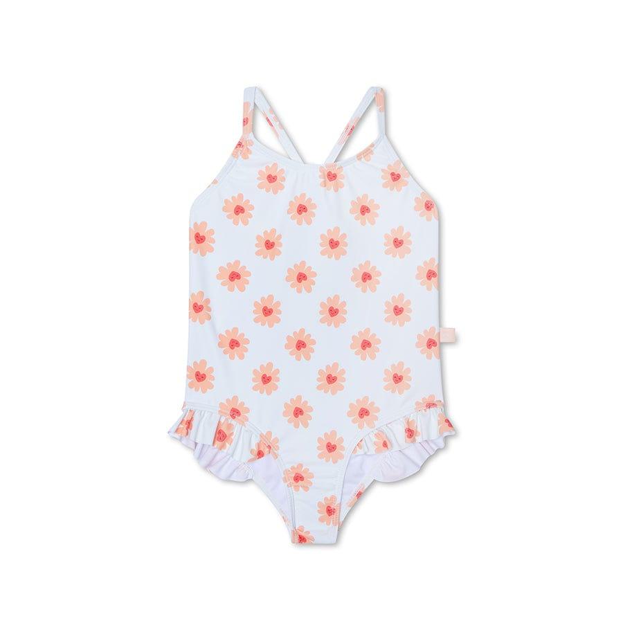 Swim Essentials Jednodelni kupaći kostim za devojčice, Beli