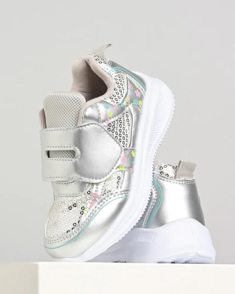 Emelie Strandberg Patike za devojčice D640, Srebrne boje