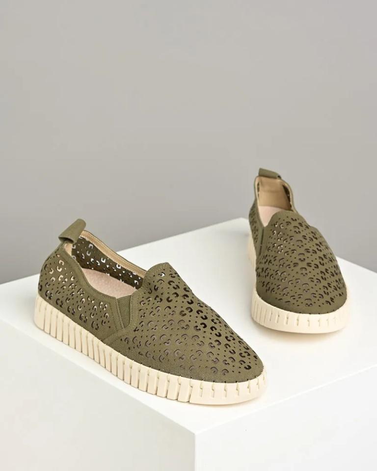 Favorito Ženske espadrile L022550, Maslinaste
