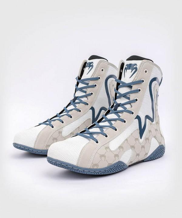 Venum Muške patike za boks Elite Monogram, Belo-bež