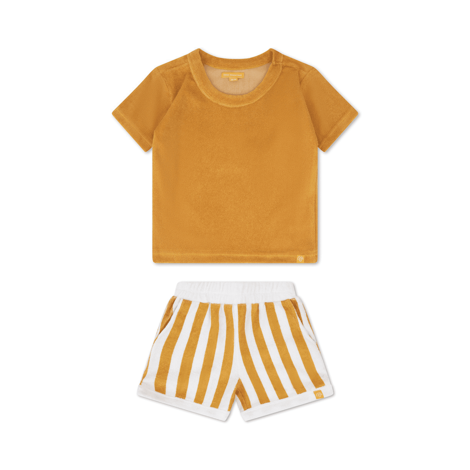 Swim Essentials Komplet za decu, Šorts i majica, Oker