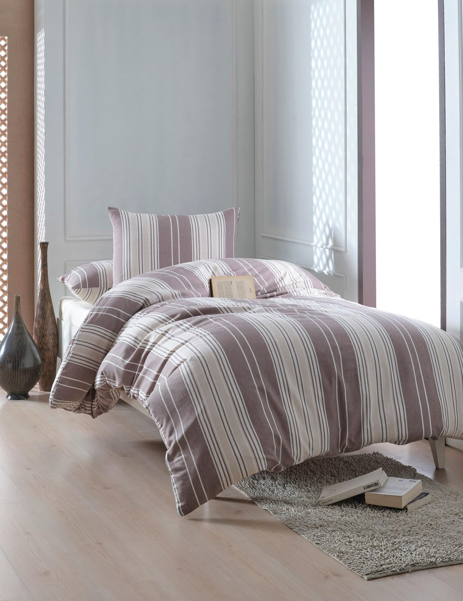 L'essentiel Maison Set Single posteljine Lima, 140x200cm, Smeđa