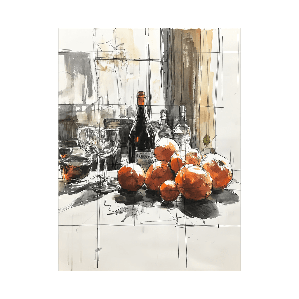 Canvas Slika na platnu Skica, 75x100cm