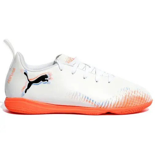 Puma Patike za fudbal za dečake Future 8 Play It Jr, Bele
