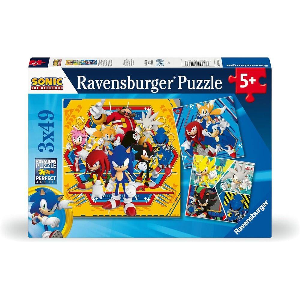 Ravensburger slagalica Sonik Јež, 49 delova
