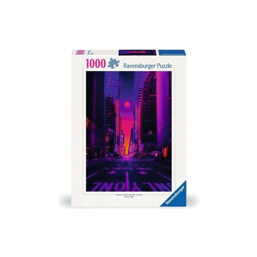 Ravensburger slagalica Njuјork u neonskim svetlima, 1000 delova