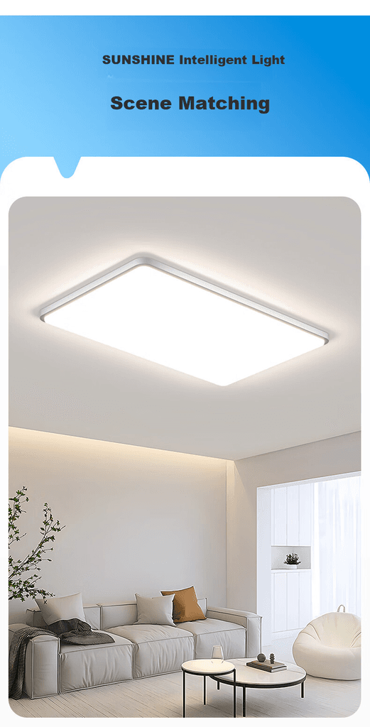 Micoe Moonwatch Plafonska lampa LED, 100 W, Bela