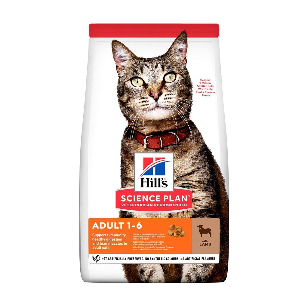Hill's Science Plan Suva hrana za mačke, Cat Adult, Jagnjetina, 10kg