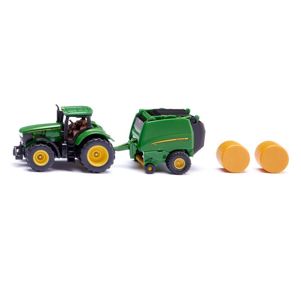 Siku Igračka Traktor sa balirkom John Deere