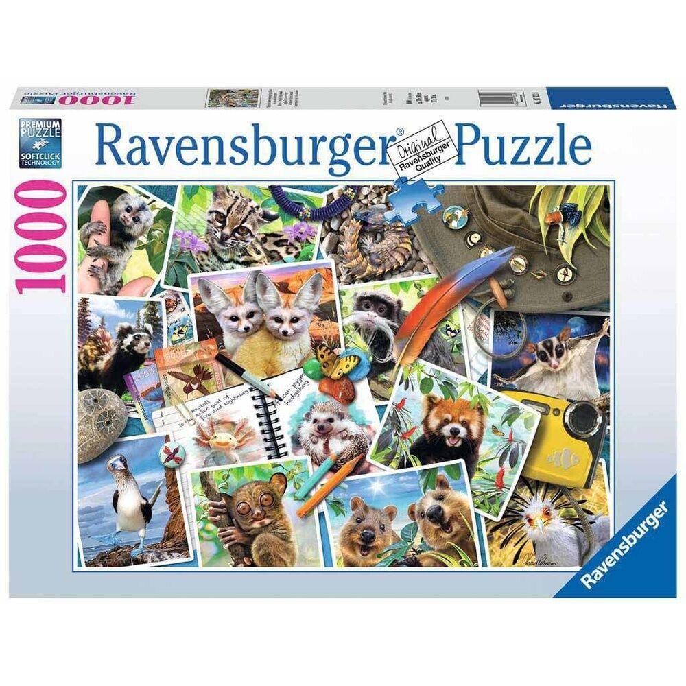 Ravensburger Slagalica Putnički dnevnik životinja, 1000 Delova