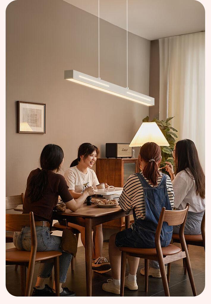 Gujia Viseća lampa LED, 60 W, 120 cm, Bela