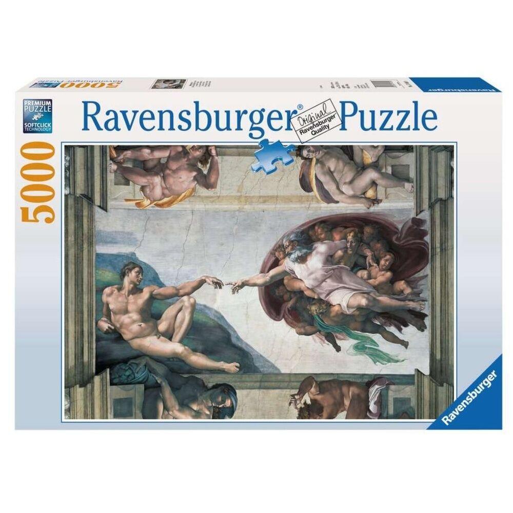 Ravensburger Slagalica Mikelanđelo Stvaranje Adama, 5000 Delova