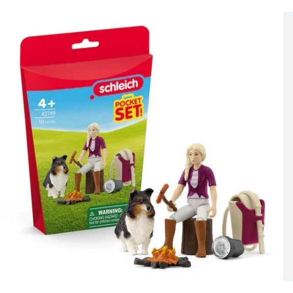 Schleich dečјi set za roštilj Sofiјa i krzneni priјatelj