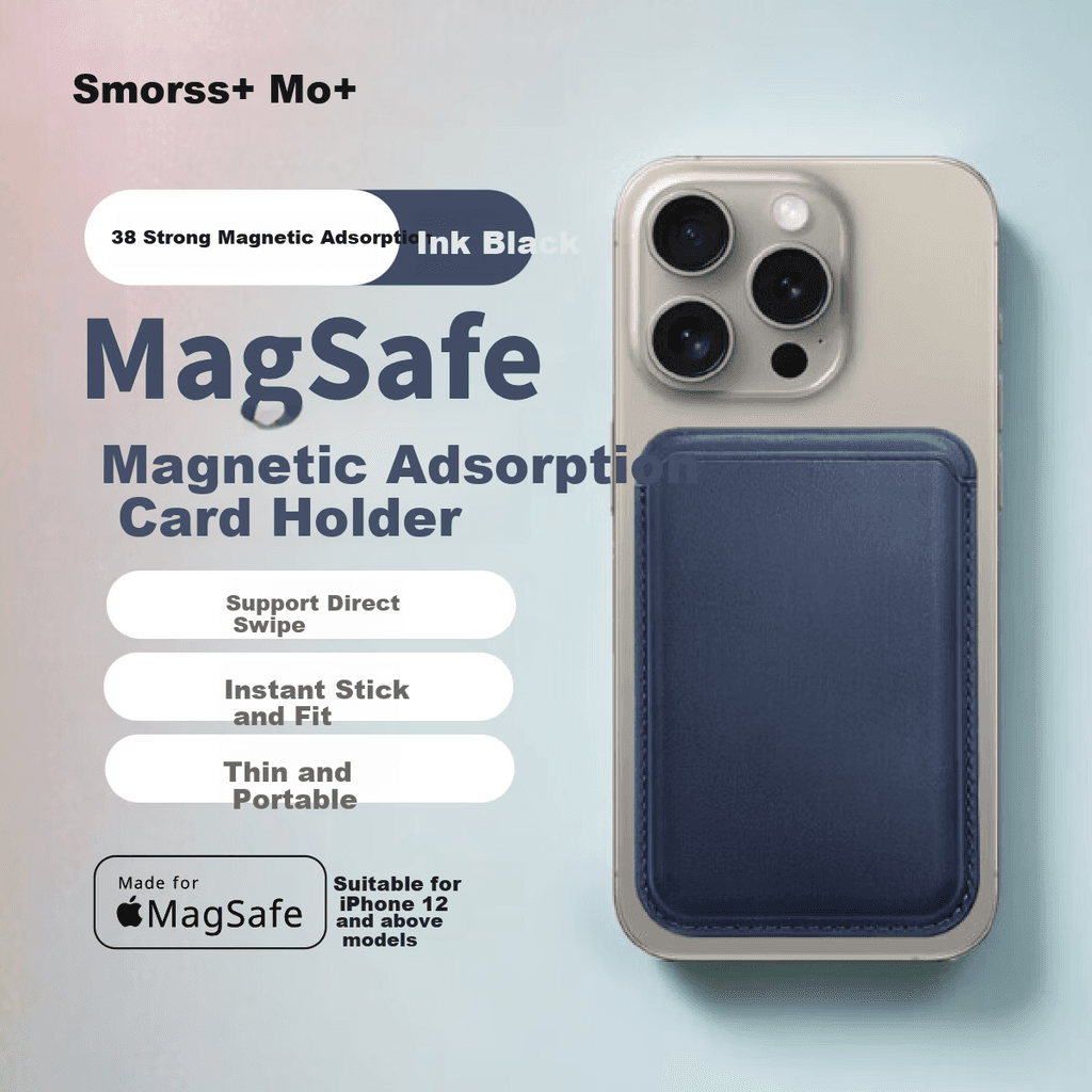 Smorss Nosač kartica za mobilni telefon iPhone 12-17, Plava