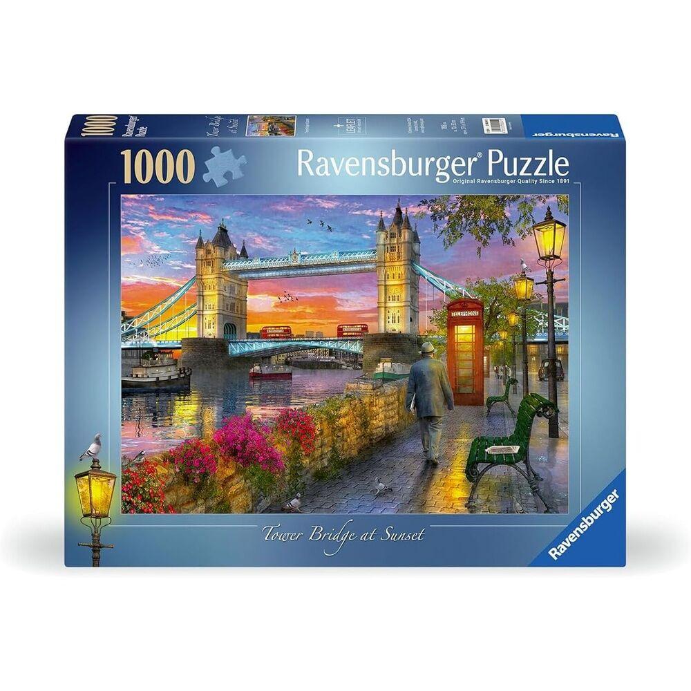 Ravensburger Slagalica Tower Bridge na zalasku sunca, 1000 Delova