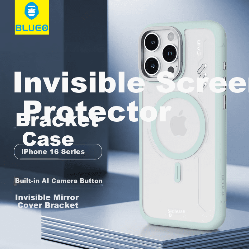 Lanxingxiansheng  Maska za mobilni telefon IPhone 16 Pro Max, Providno-plava