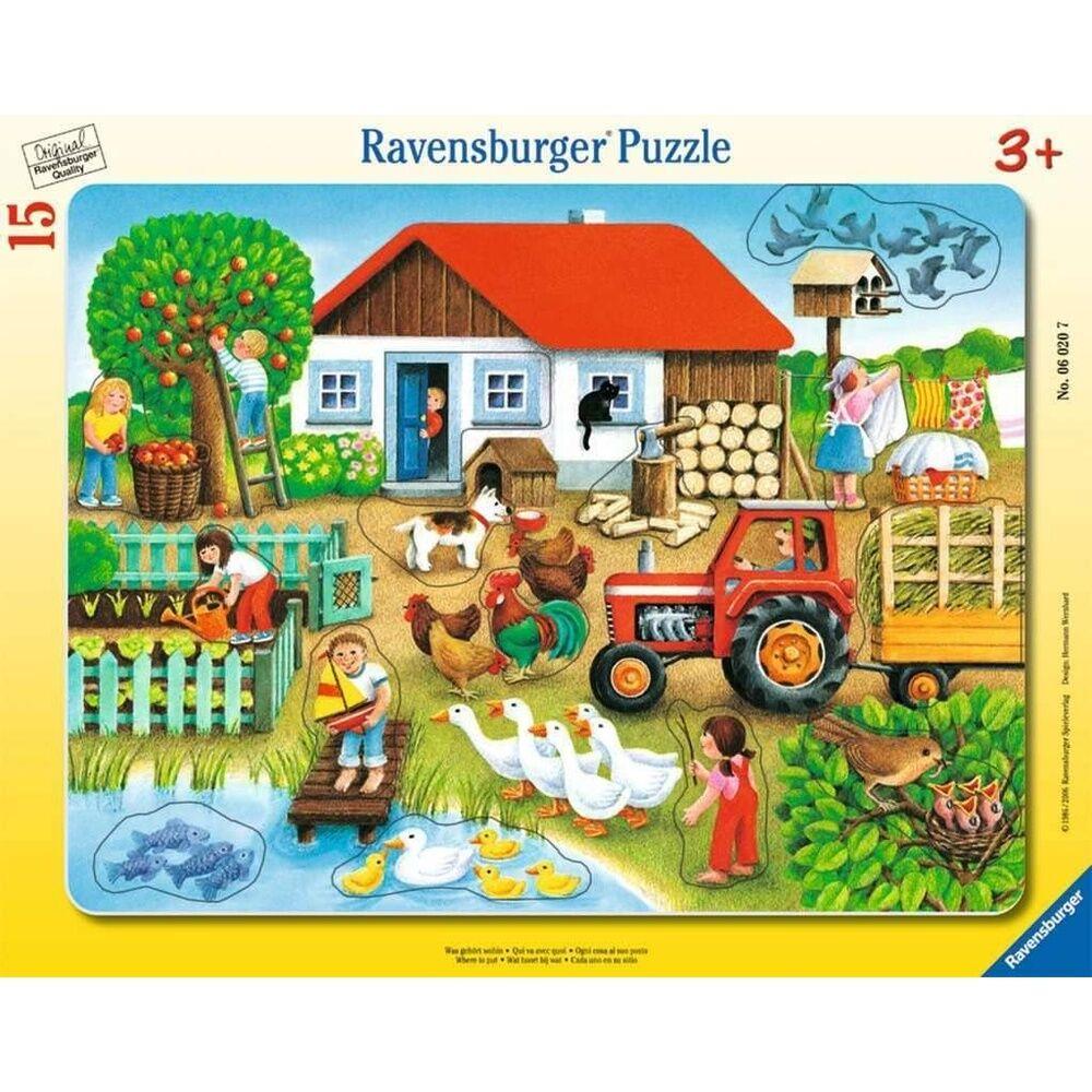 Ravensburger Slagalica Šta gde staviti?, 24 Dela