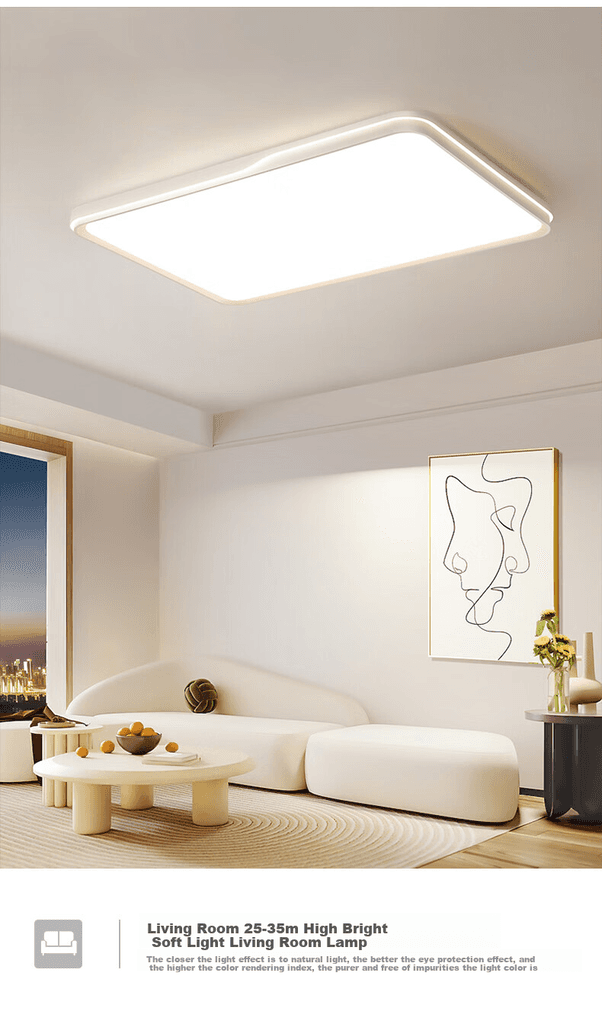 Micoe Plafonska lampa LED, 160 W, Bela