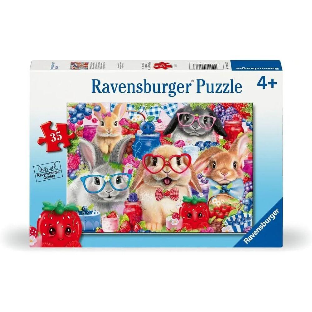 Ravensburger slagalica Zečevi i bobice, 35 delova