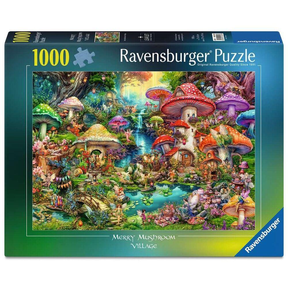Ravensburger slagalica Srećno selo pečuraka, 1000 delova