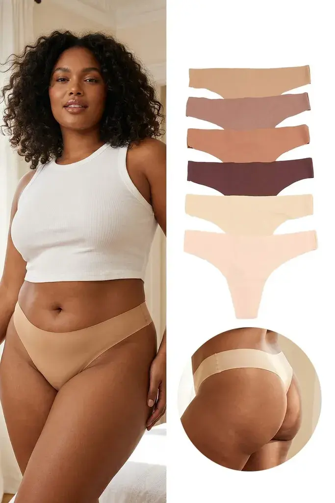 Trendyol Curve Ženski set gaćica TBBSS26CM00025, Braon