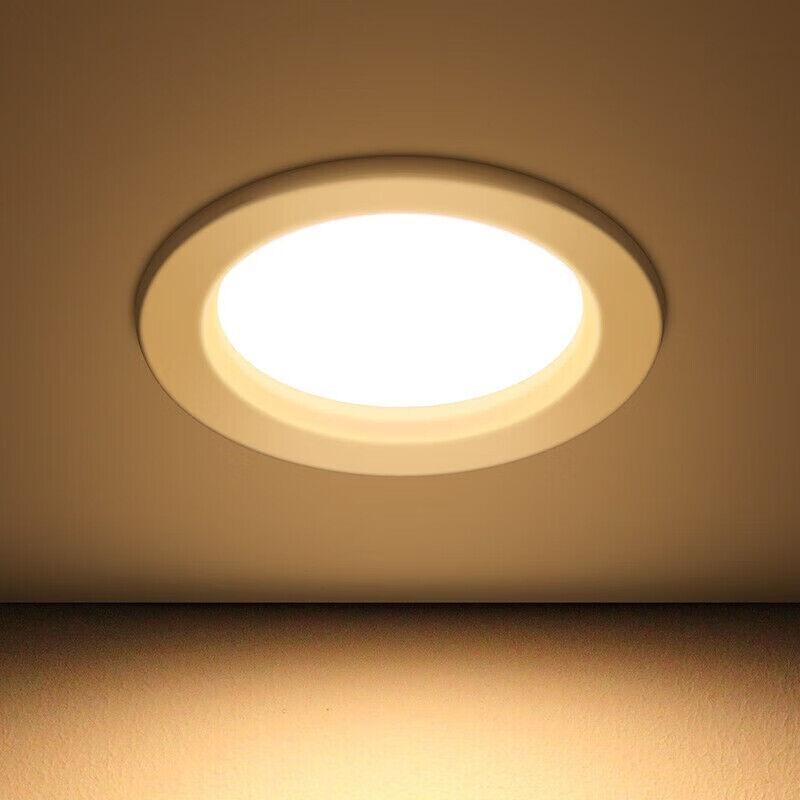 FSL LED Ugradna lampa, 2.5 inča, 5 W, Topla bela, Bela
