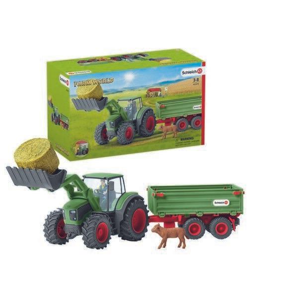 Schleich Traktor sa prikolicom