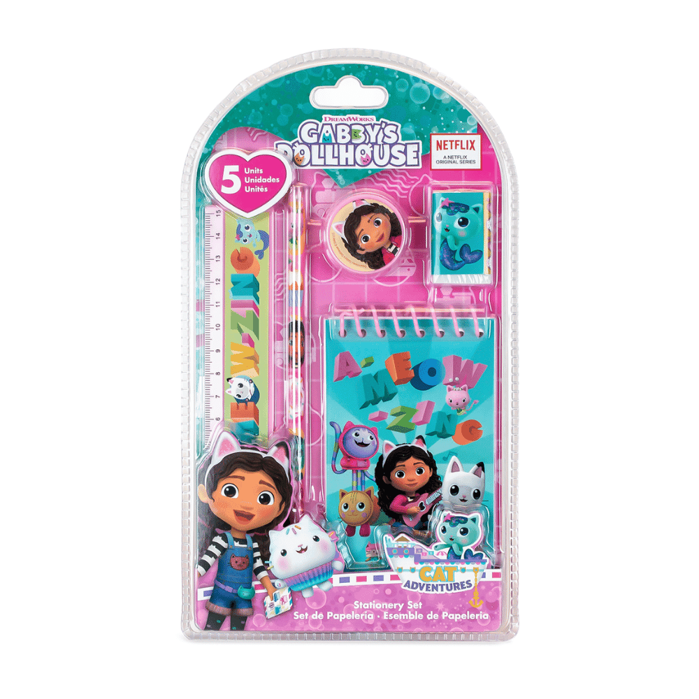 Gabby's Dollhouse Set za pisanje, 5 elemenata