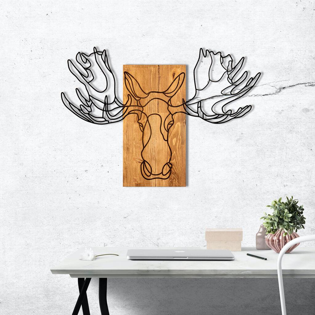 Wallity Zidna dekoracija Jeyan, 93 x 66 cm,  Crna