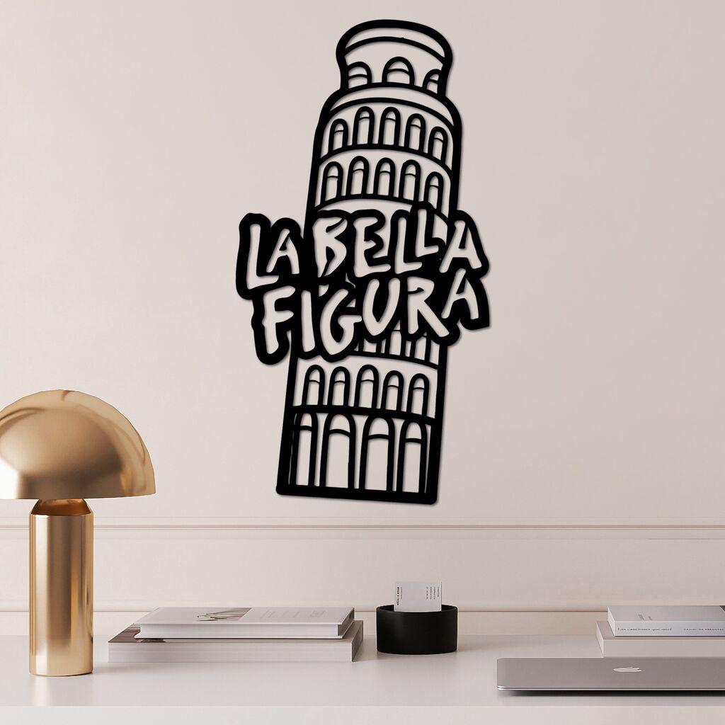 Wallity Zidna dekoracija Bella Figura 2, 32 x 60 cm,  Crna