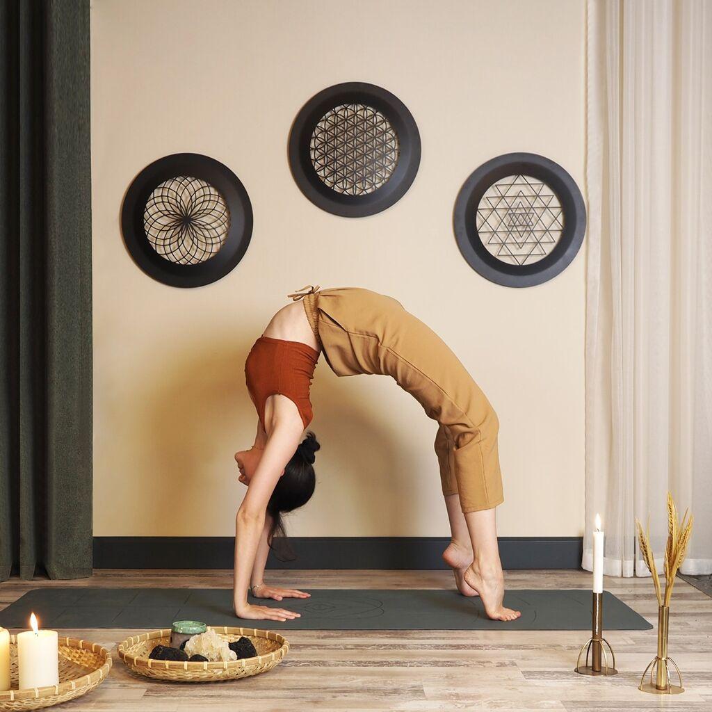 Wallity Zidna dekoracija APT757MS, 46 x 46 cm,  Crna