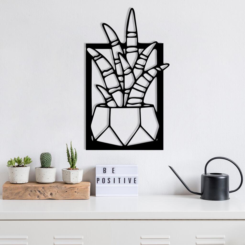 Wallity Zidna dekoracija Havsala, 28 x 48 cm,  Crna