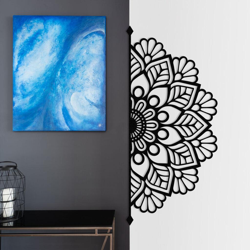 Wallity Zidna dekoracija Esila, 160 x 71 cm,  Crna