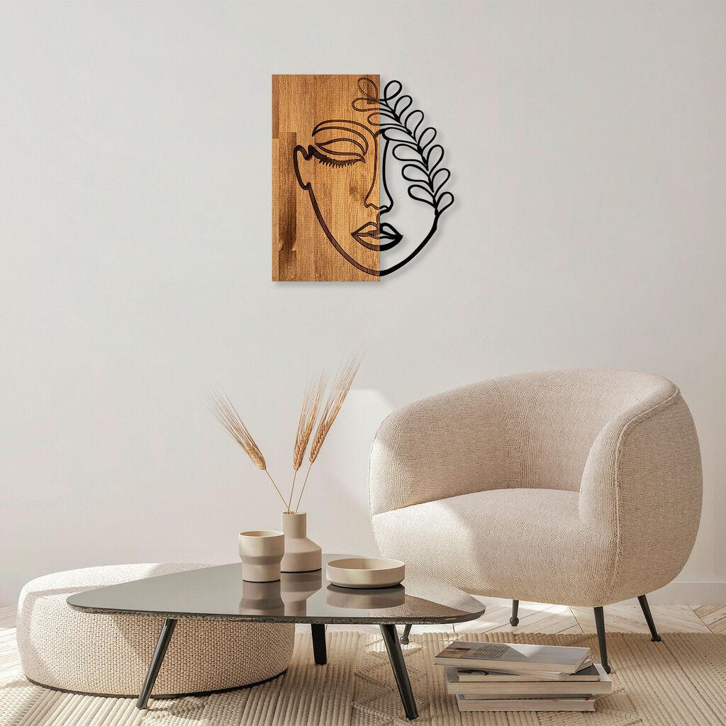 Wallity Zidna dekoracija MA-281, 51 x 58 cm,  Smeđa