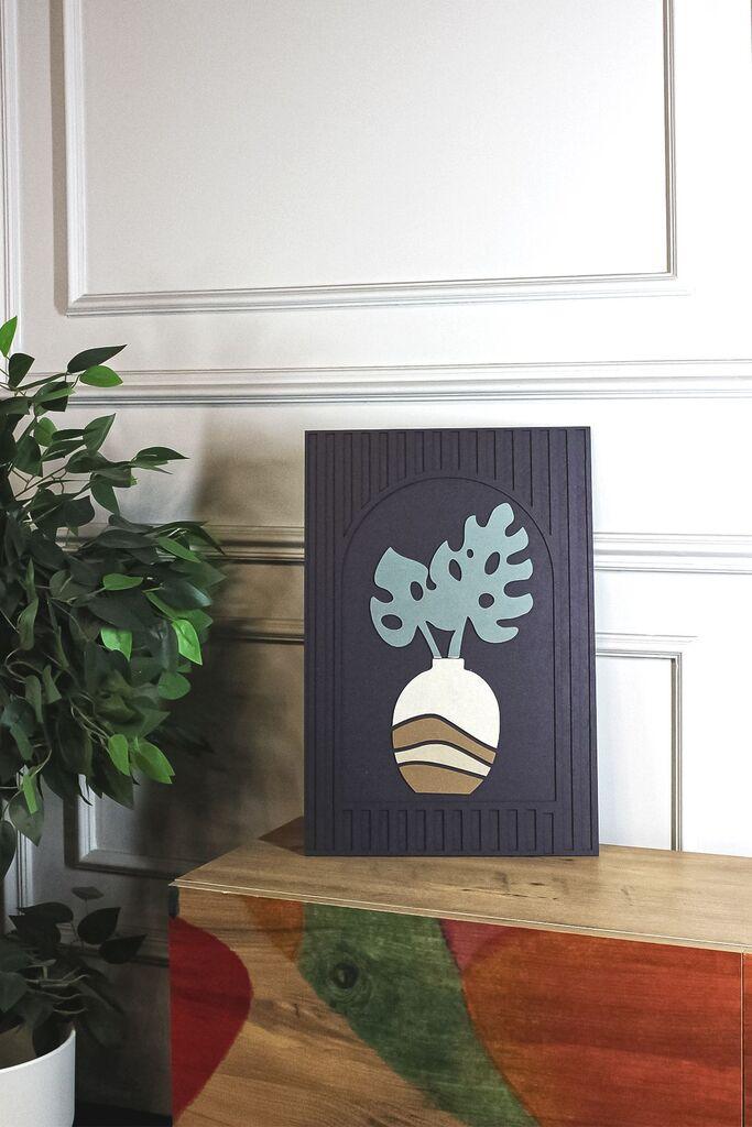 Wallity Slika Ersy3Dpot2-2030, MDF, 20x30x2 cm