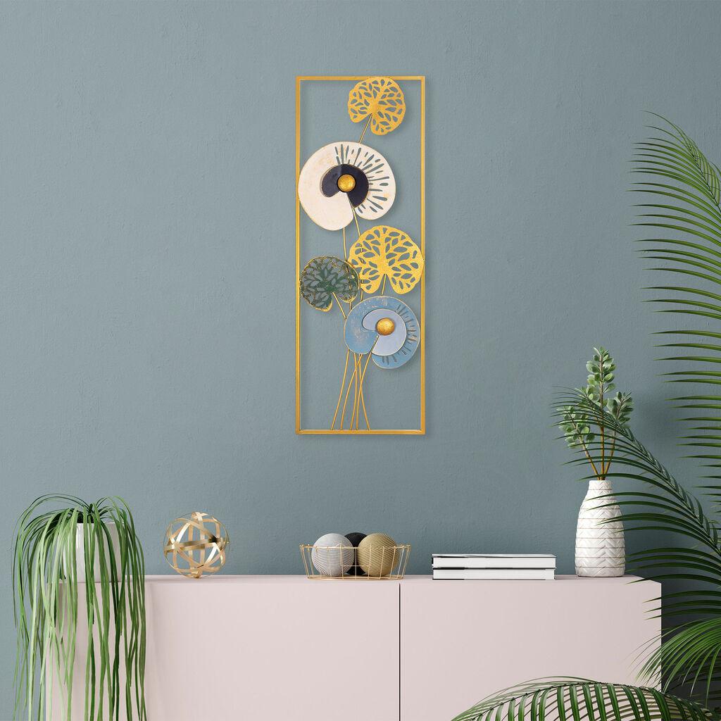 Wallity Zidna dekoracija Grape Vine 3, 32 x 90 cm,  Zlatne boje