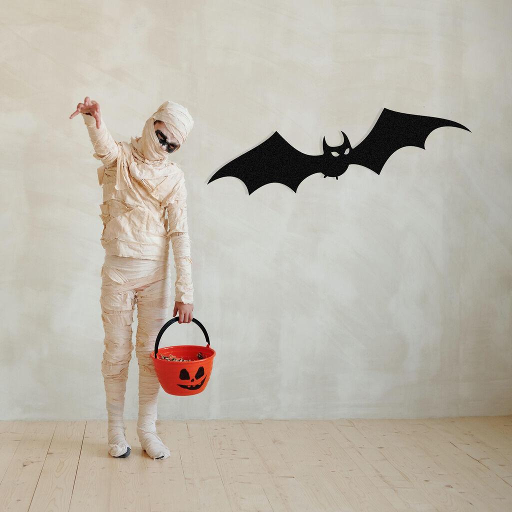 Wallity Zidna dekoracija Halloween 12, 70 x 17 cm,  Crna