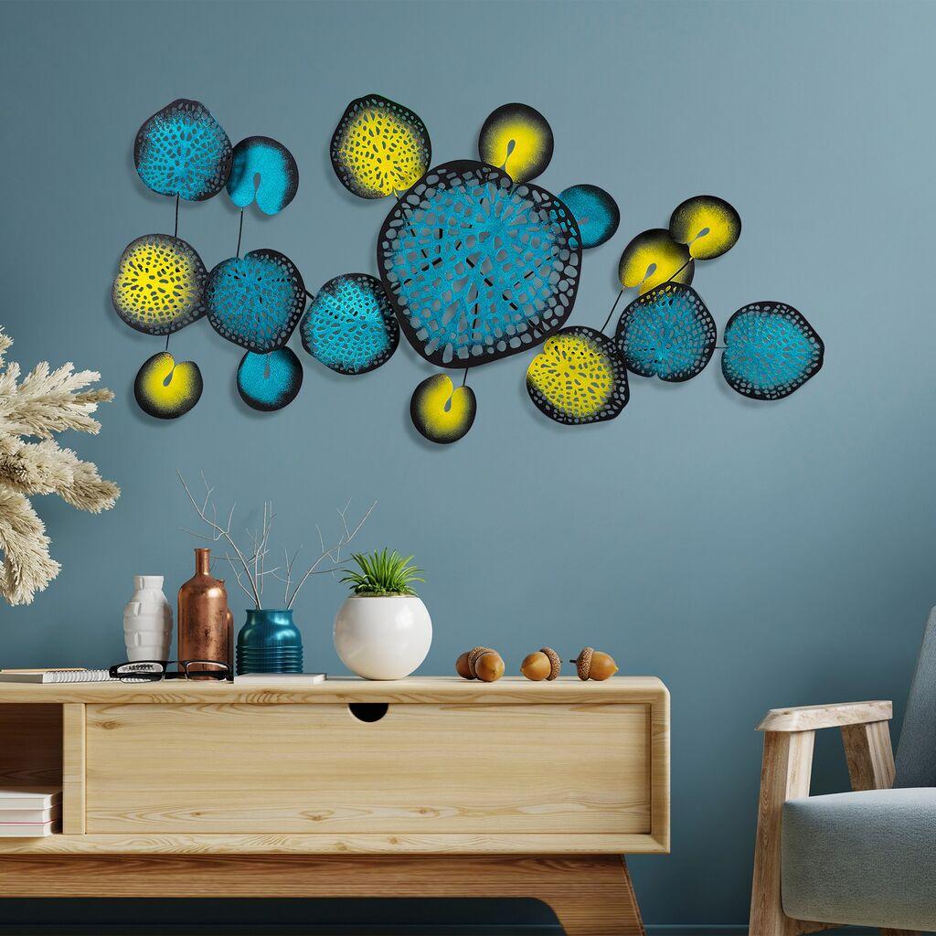 Wallity Zidna dekoracija Nenuharps 1, 125 x 62 x 4 cm,  Šarena