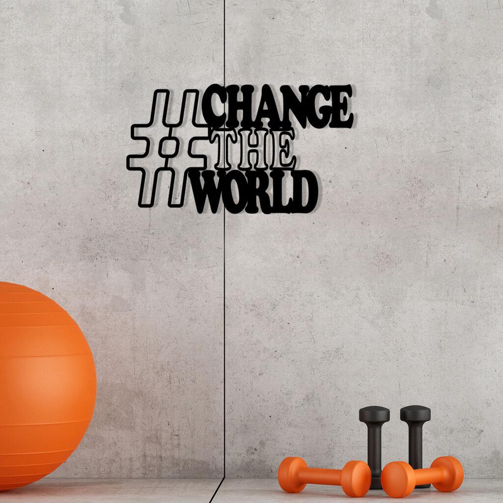 Wallity Zidna dekoracija Change, 70 x 40 cm,  Crna