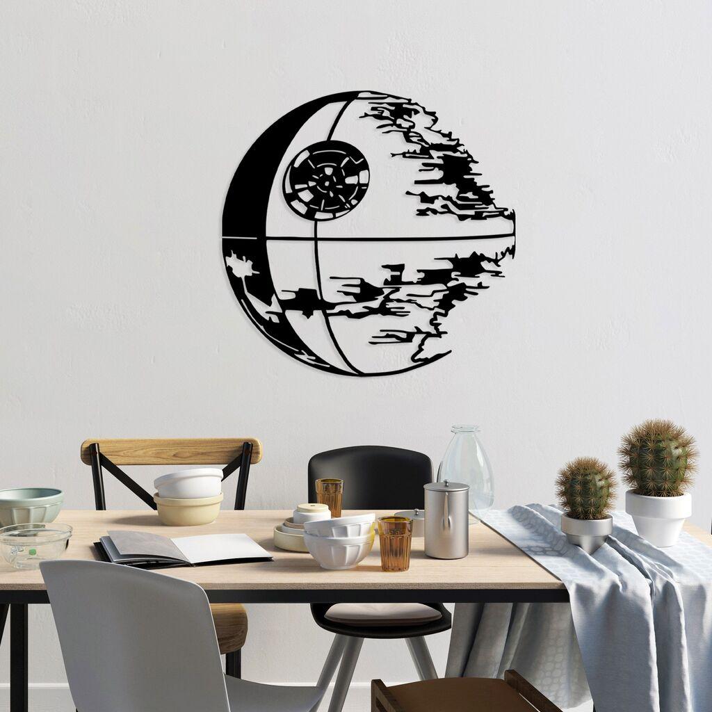 Wallity Zidna dekoracija Spatial, 68 x 70 cm,  Crna