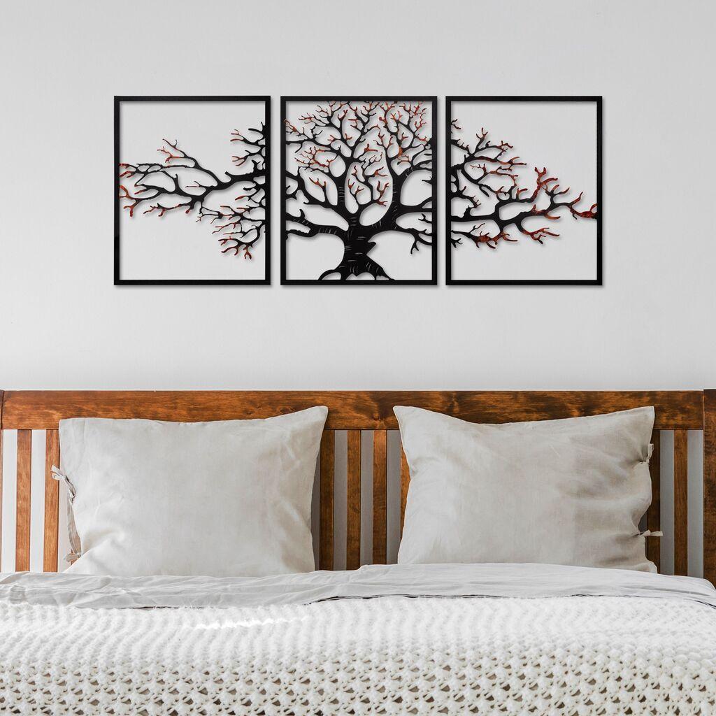 Wallity Zidna dekoracija Tree 48, 40 x 49 x 1,5 cm,  Šarena