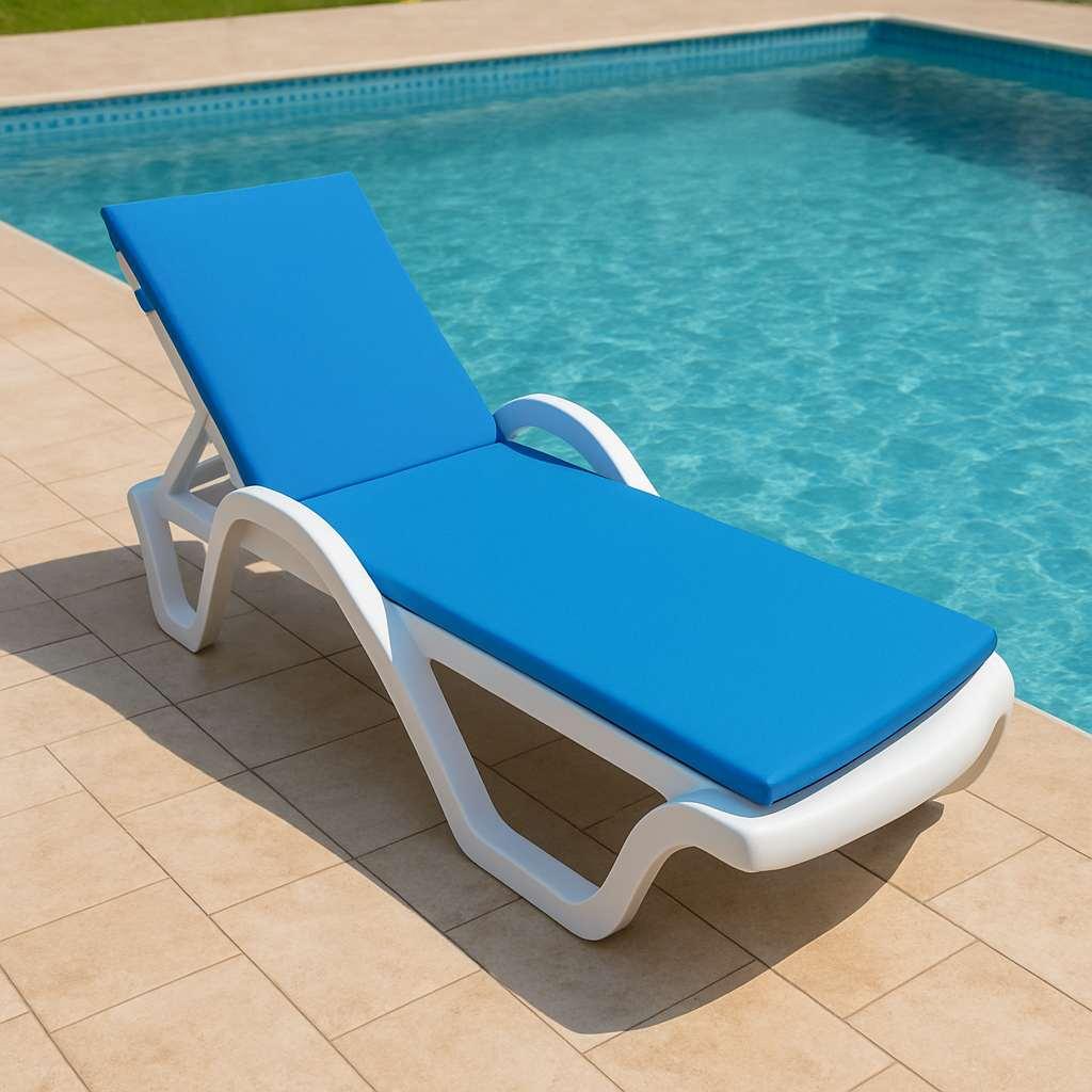 Atelier del Sofa Jastuk za ležaljku Sunny, 100x60x80 cm, Tirkizni