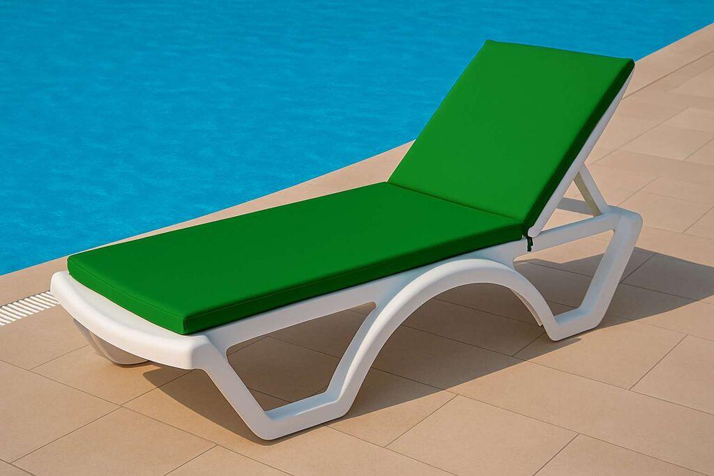 Atelier del Sofa Jastuk za ležaljku Sunny, 100x60x80 cm, Zeleni